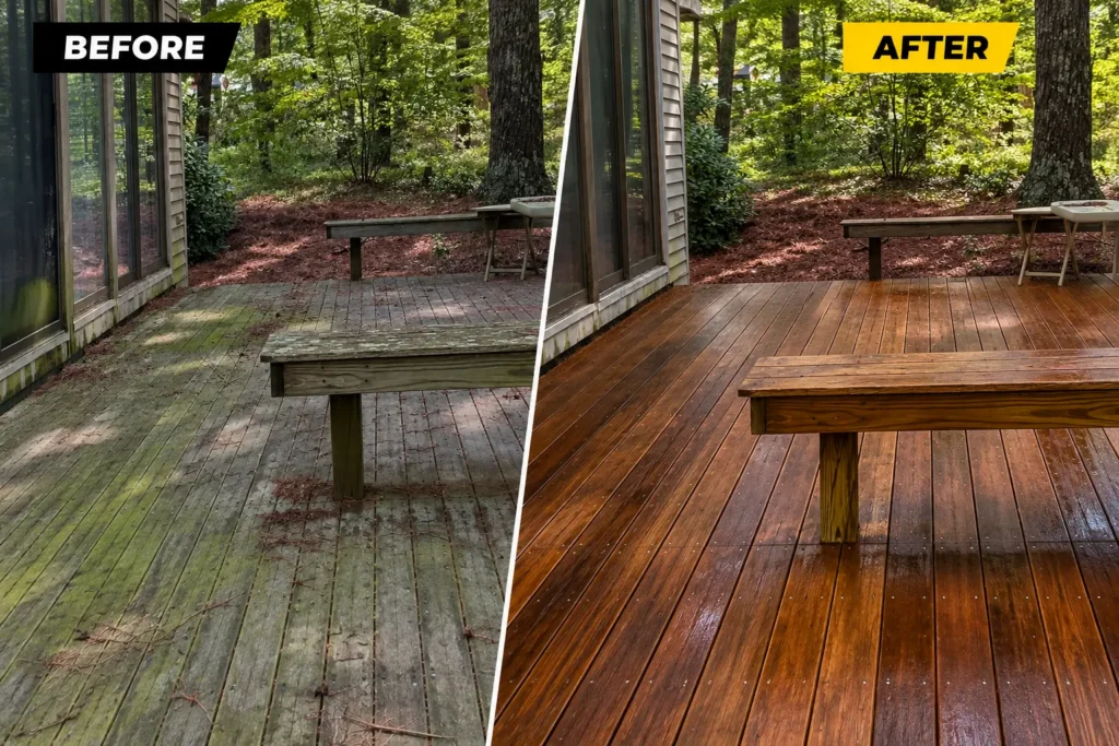 Recent Deck Cleaning