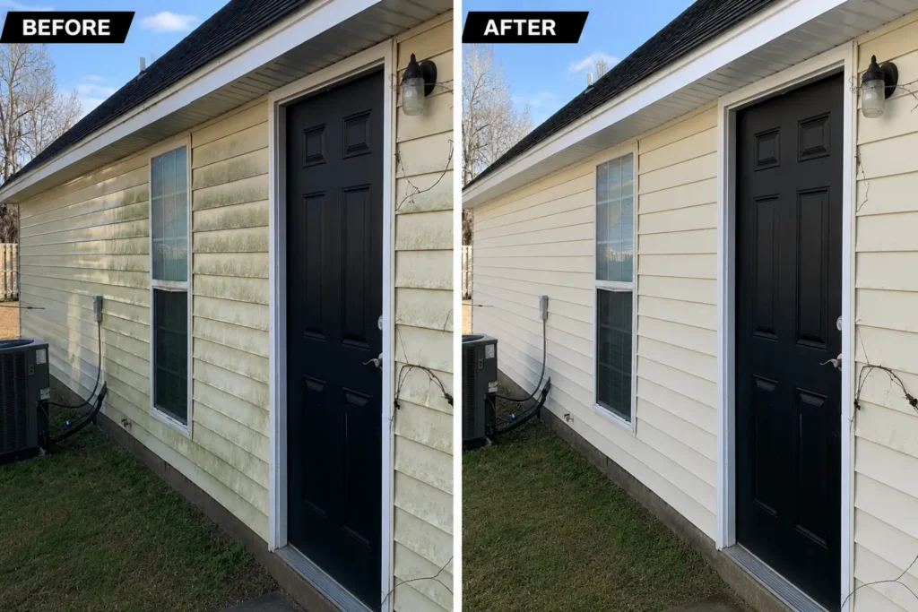 Recent house Washing project