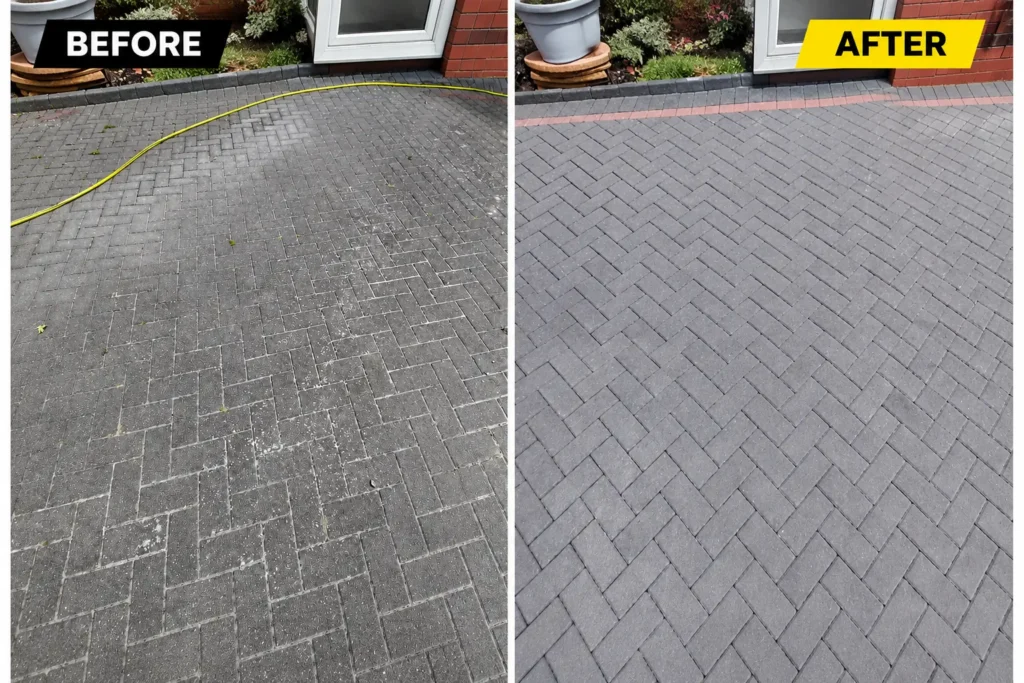 Driveway Cleaning Project