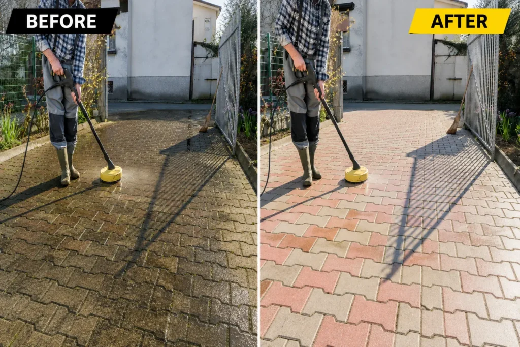 Driveway Cleaning Project