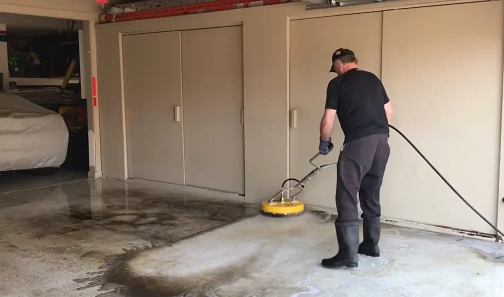Garage Floor and Garage Apron Cleaning Lexington KY